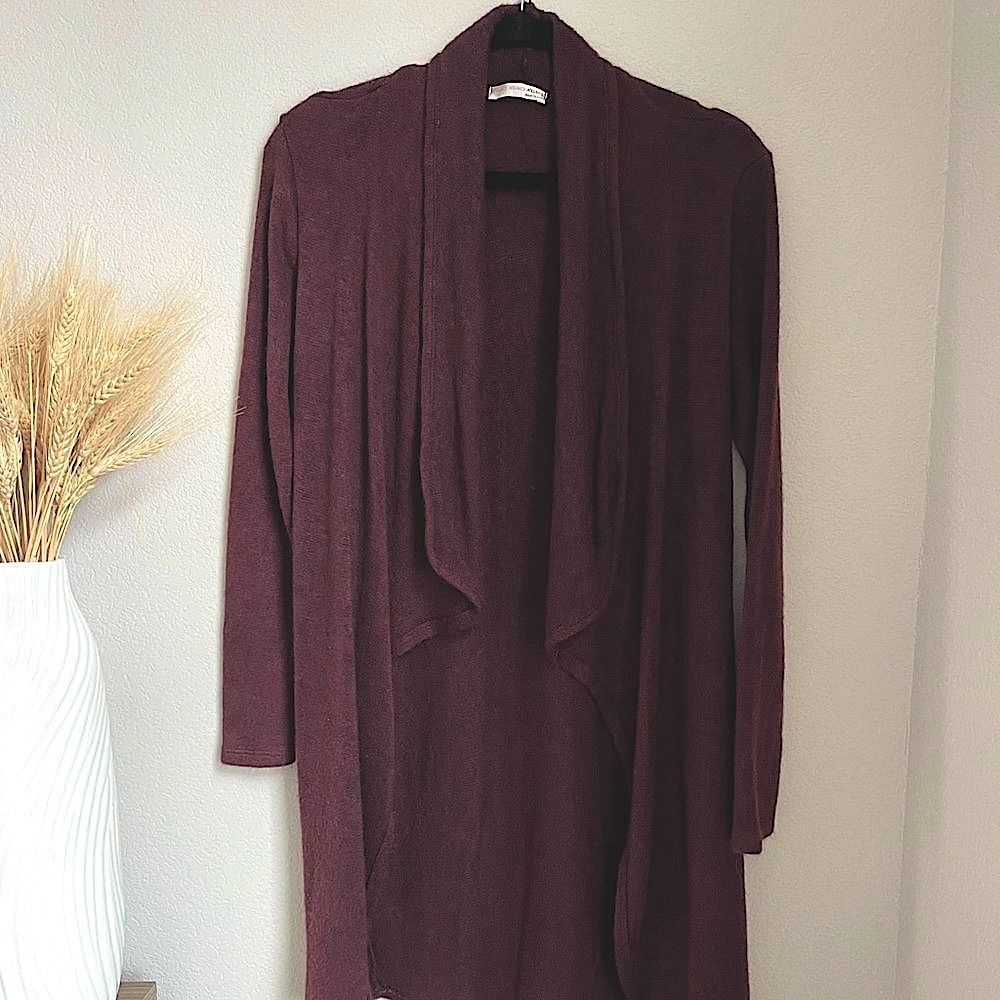 a'gaci Burgandy Cardigan - Size S - Picture 1 of 4